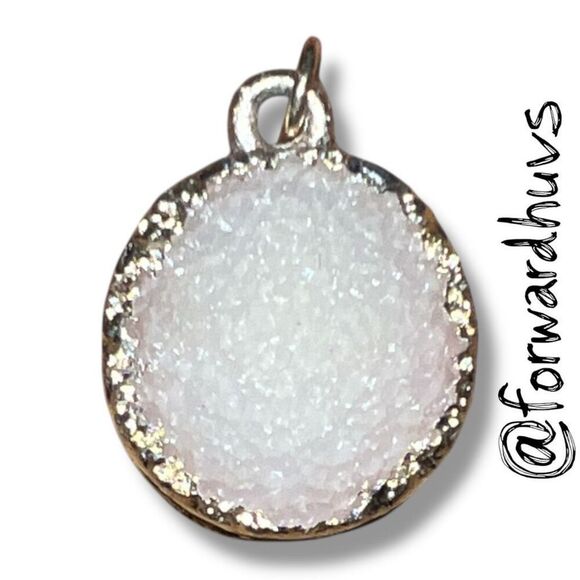 Bundle Sale 3 for $15 | Druzy Style Crystal Pendant - Picture 1 of 7